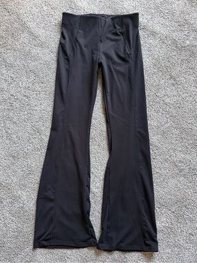 Sage Black Stretch Flare Pants